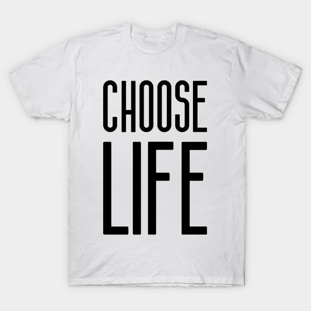 Choose Life Texting T-Shirt by helloMIM